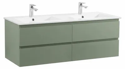 Produktbild von SORRENTO 120 cm Doppelwaschtisch mit Keramikarbeitsplatte