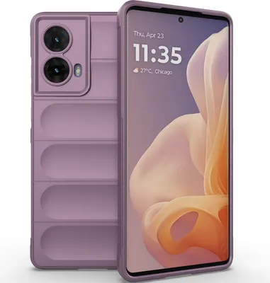 Produktbild von Handyhülle für Motorola Moto G85 Weich TPU Silikon Stossfest Anti-rutsch Hülle Lila