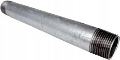 Obrázek produktu pro Pozinkovaná trubka, 1" závit, 12 cm, pozinkovaná ocelová vsuvka