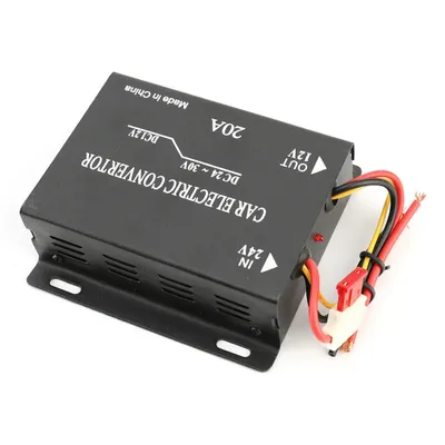 Image de Bloc d'alimentation, convertisseur de puissance, convertisseur de voiture, convertisseur DC-DC, convertisseur de puissance DC 24V à 12V, réducteur de tension de voiture