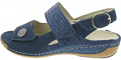 Produktbild von Waldläufer Heliett Sandale Blau in Gr. 40.5