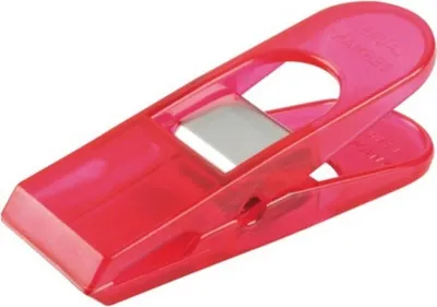Produktbild von Briefklemmer Maxi Peg 26x80mm VE=10x2 Stück kristallpink
