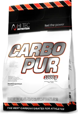 Produktbild von HI TEC Nutrition Carbo Pur - 1000g - Null Zucker Natural
