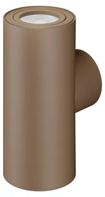 Image de Applique Murale Double 38° Gu10 160 Mm - Finition Corten - Éclairage Intérieur Led Double Faisceau - Beneito & Faure