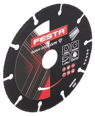 Obrázek produktu pro Kotouč diamantový FESTA na kov 125x1.3x22.2mm 21306