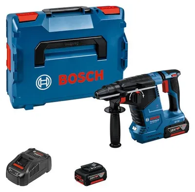 Produktbild von Akku-Bohrhammer mit SDS plus GBH 18V-24 C, 2 x Akku GBA 18V 5.0Ah in L-BOXX