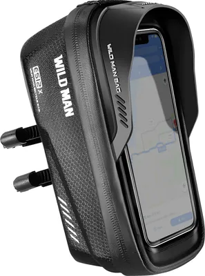 Immagine prodotto di Borsa impermeabile per bicicletta 1L con doppia chiusura a sfioramento Wildman ES12X