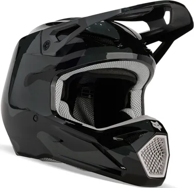 Produktbild von FOX V1 BNKR YOUTH MX-Helm schwarz-camo YS in grün/schwarz