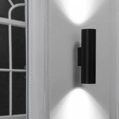 Produktbild von Faro 43751, Oberfläche, 2 Glühbirne(n), GU10, IP20, Schwarz