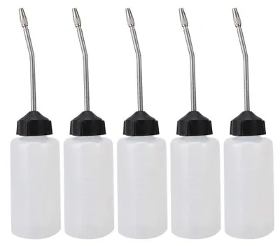 Ölspender 120 ml, 5 Stück, Nähmaschinenöl, schwarz