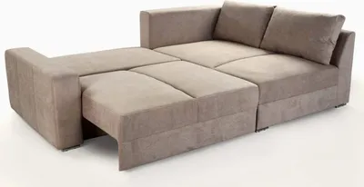Produktbild von Ecksofa-Dauerschläfer Federkern Topper Bettkasten Schlafcouch in Hellbraun / 15108