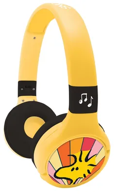 Image de Casque 2 en 1 Snoopy Bluetooth et Filaire avec limitation de son