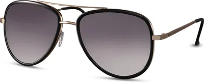 Produktbild von styleBREAKER Pilotenbrille Uni Recycelt | Hybrid Fliegerbrille Tropfenform mit Doppelsteg | Gläser aus Meeres-Plastik UV400 | Retro Design | Inkl. Stoffbeutel & Putztuch
