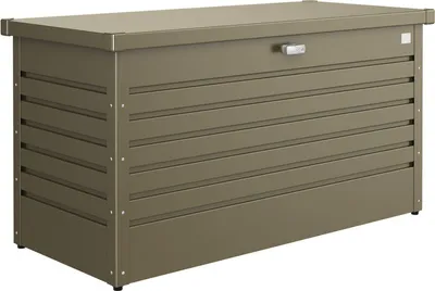Produktbild von Biohort LeisureTime Box 130, Aufbewahrungsbox, Metallisch, Bronze, Rechteckig, Galvanisiertes Stahl, Einfarbig, Draußen