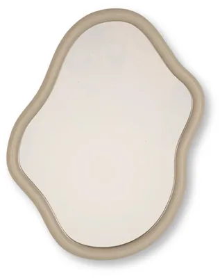 Productafbeelding van Spiegel - Gemaakt van gerecycled materiaal - MDF - Taupekleurig - 30x40 cm