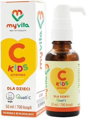 Produktbild von Myvita Vitamin C Kids for Children in Liquid 50ml Drops