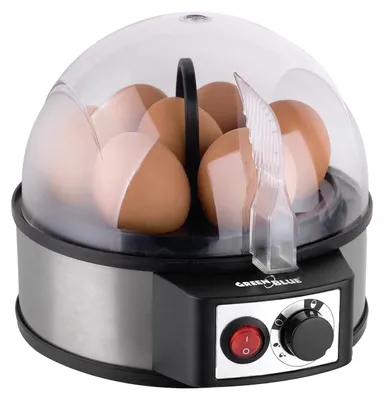 Eierkocher 400 W, für bis zu 7 Eier, mit Messbecher, 220-240 V