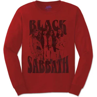 Produktbild von Black Sabbath Band and Logo Red M T-Shirt