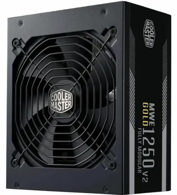 Produktbild von MWE 1250 V2 Black (schwarz, 1x 12-Pin High Power GPU, 3x PCIe, Kabelmanagement, 1250 Watt)