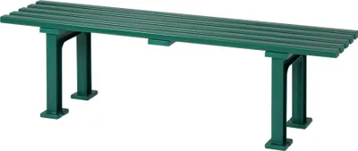 Produktbild von Gartenbank Kuba | 3-Sitzer | Grün | HxBxT 42x150x37cm | Witterungs- & UV-beständiger Kunststoff | Parkbank Sitzbank Außenbereich Garten Balkon Terrasse
