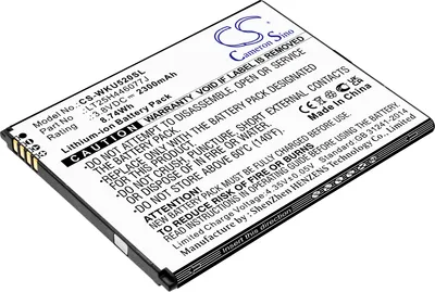 Immagine prodotto di TECHTEK Batteria compatibile con [Wiko] RIDE 2, U520AS sostituisce LT25H446077J