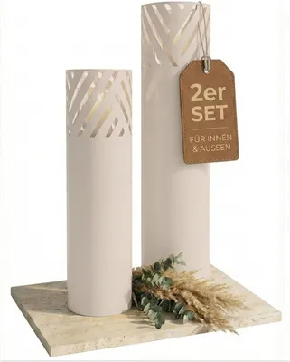 Produktbild von Bentson Windlichtsäule Windlichtsäule 2er Set, 75cm + 95cm
