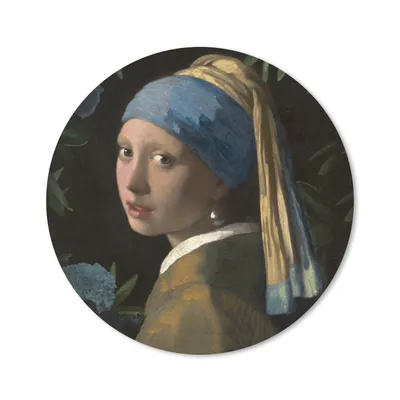Produktbild von MuchoWow® Mauspad Mousepad Das Mädchen mit dem Perlenohrring - Vermeer - Kunst 30x30 cm - Mousepads - Maus Mat - Pad - Mausunterlage - Tischunterlage - Schreibtischmatten