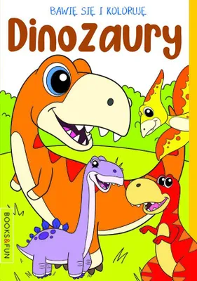 Image de Kolorowanka dla dzieci Dinozaury Bawię się i koloruję