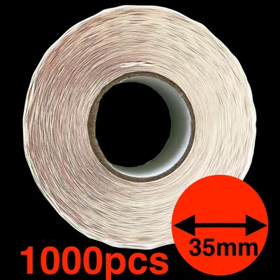 Produktbild von Preisetiketten Aufkleber, rot, 35 mm, 1000 Stück, für die Kennzeichnung