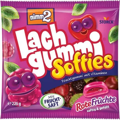 Produktbild von nimm2 Lachgummi - Softies Rote Früchte - 225g