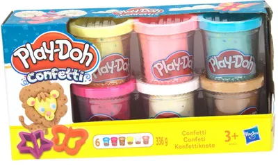 Produktbild von Play-Doh Konfettiknete, 3 Jahr(e), 6 unique confetti-themed