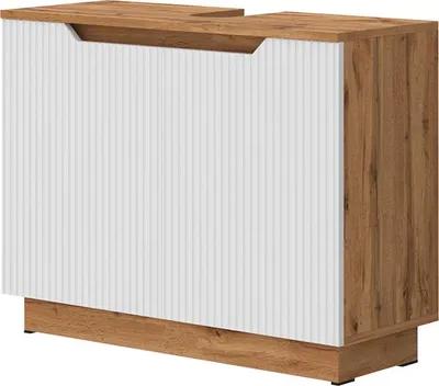Immagine prodotto di Mobile sottolavabo per bagno Vicco Lotta Bianco 79.6 x 62.1 cm con 2 porte, Model 58521