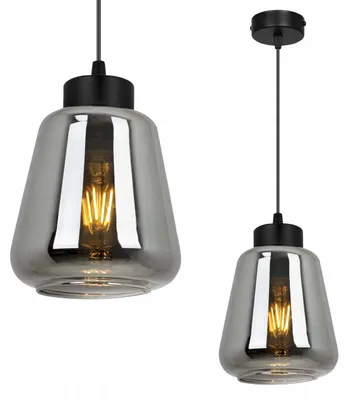 Produktbild von Moderne Elegante Hängelampe Mit Glasschirm