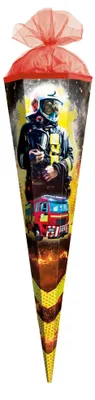 Produktbild von Roth Schultüte Feuerwehrmann 50cm eckig