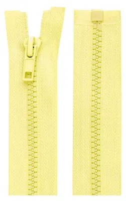 1 Reißverschluss 5mm 45 cm teilbar, Profilreißverschluss, Autolock,