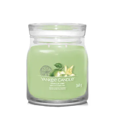 Immagine prodotto di Yankee Candle VANILLA LIME - Candela media Signature 368g