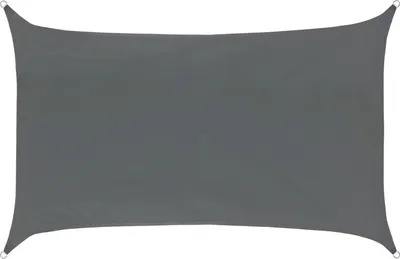 Produktbild von SVITA Sonnensegel viereckig wasserdicht 160g/m² UV50+ Sonnenschutz Dunkelgrau 3x5m