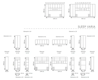 Produktbild von Schlafzimmer Bett Kleiderschrank Betten Bettgestell Polsterbett Bettrahmen Neu