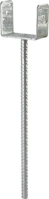 Produktbild von Simpson PPU Pfostenträger (Stützenfuß) 70x60 mm Pfostenschuh feuerverzinkt