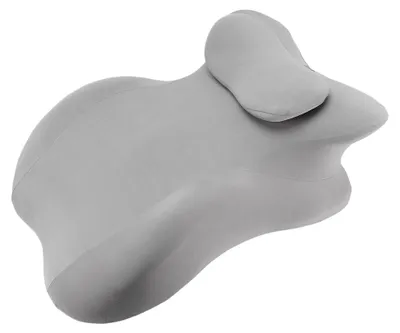 Produktbild von Bettkeilkissen aus ergonomischem Gedächtnisschaum für Schmerzlinderung im Rücken und an den Beinen, nach der Operation, für Männer und Frauen (Hellgrau)