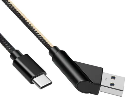 Image de Allteq ALTQ-UC-1040-B-0.5, 0,5 m, USB-C, USB-A, USB 3.2 Gen 1 (3.1 Gen 1), 5 Gbit/s, noir, blanc