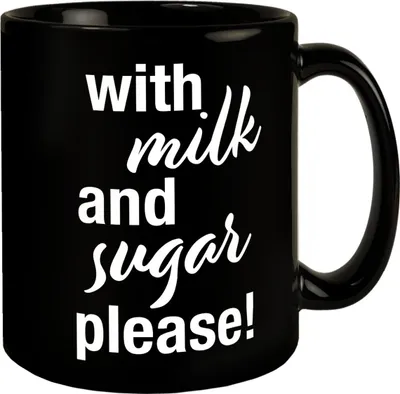 Produktbild von With milk and sugar please Tasse