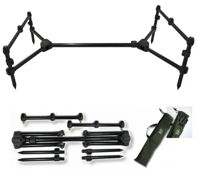 Produktbild von Rutenhalter Mini Pod X-Style 3 Ruten flexibel verstellbar Aluminium 73,5x42x23/27cm für Karpfen- & Feederansitz
