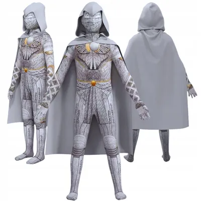 Produktbild von Hopki Junge Superheld Ritter Kostüm Grau Karneval 140-146 cm