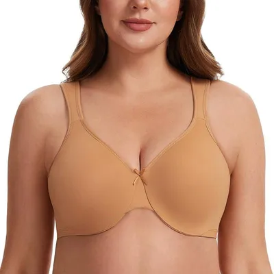 Produktbild von Minimizer Bügel-BH Damen Große Größen - Nahtlos und Bequem Beige 90G