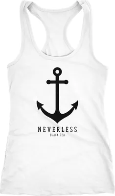 Produktbild von Damen Tank-Top Anker Racerback Neverless® weiß S