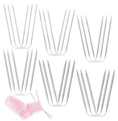 Produktbild von 18-teiliges Rundstricknadelset, Stricknadeln für Socken, Handschuhe, Mützen, Pullover und Schals.