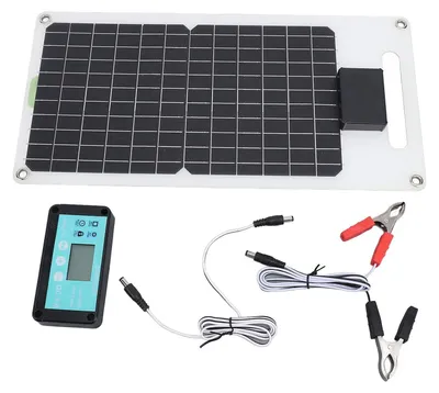 Image de Panneau solaire monocristallin - Puissance : 50 W - Système 12 V / 24 V