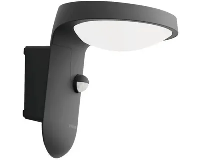 Obrázek produktu pro Philips Nástěnné svítidlo Tyla 1,2 W, Venkovní světlo na zeď, Antracit, Kov, IP44, Terasa, Zahrada, III