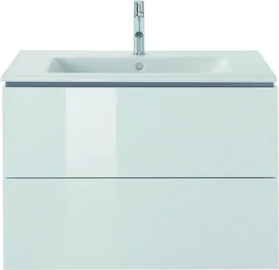 Produktbild von Waschtischunterbau L-CUBE 820x481x550mm weiß matt weiß matt